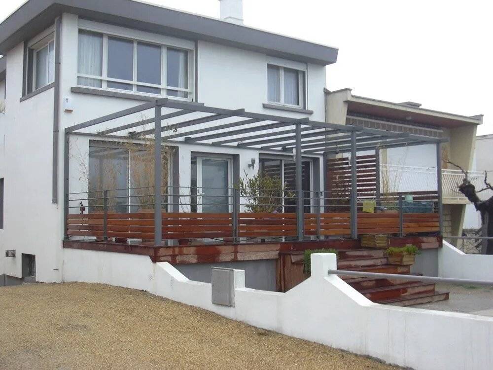 Réalisation pergolas terrasse bois
